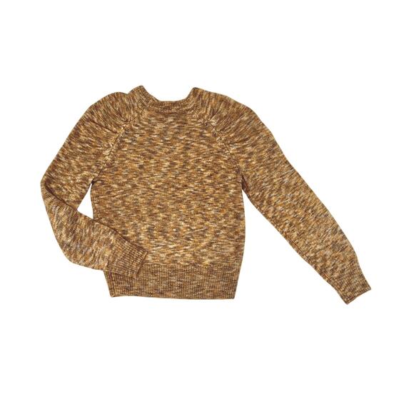 Madewell Women’s Space-Dye Pleat-Sleeve Pullover Sweater NWT - Picture 2 of 8